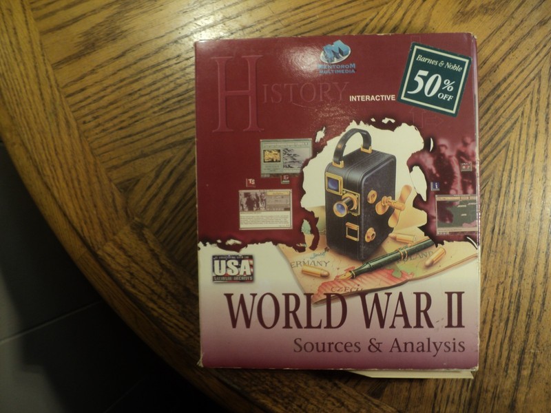 World War II Sources & Analysis History Interactive PC CD Photos Video Archives