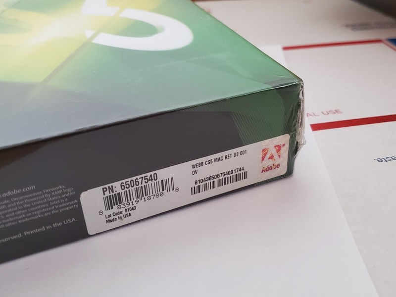New Adobe Creative Suite 5 Web Premium CS5 Mac OS Full Retail gallery