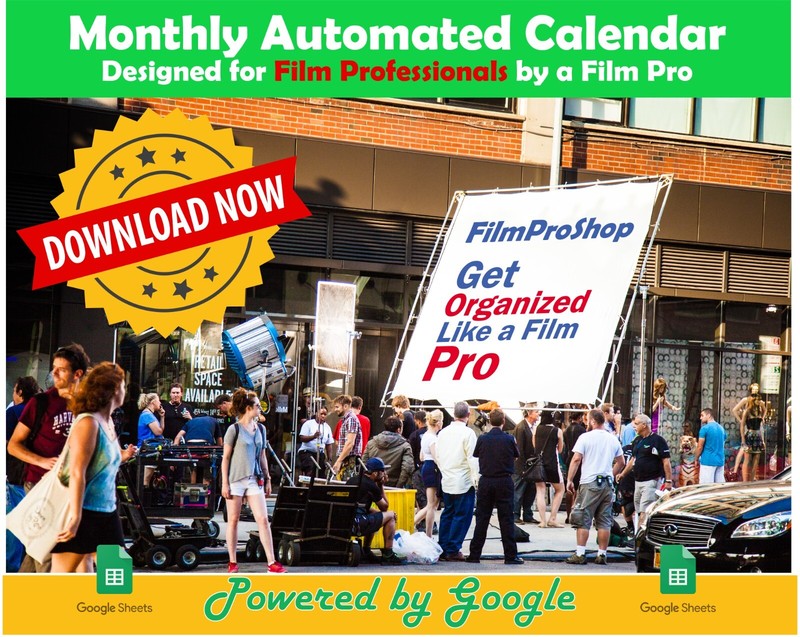 Calendar Template for Google Sheet