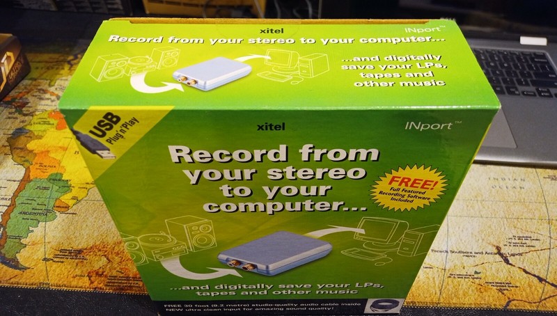 NEW XITEL INPORT ANALOG TO PC AUDIO RECORDING ADAPTER LPs TAPES STEREO gallery