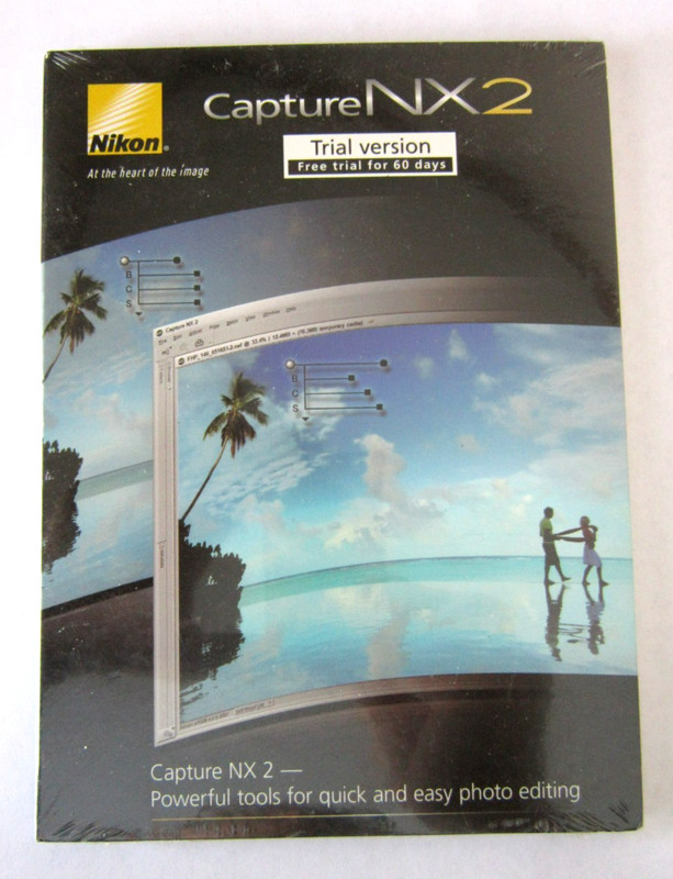 Nikon Capture NX 2 Camara Software CD Trial Version Windows & Mac Computer