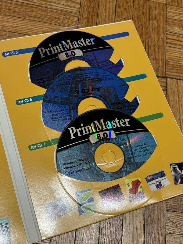 Vintage Print Master Premier 8.0 PC Software - WINDOWS 95 98 gallery