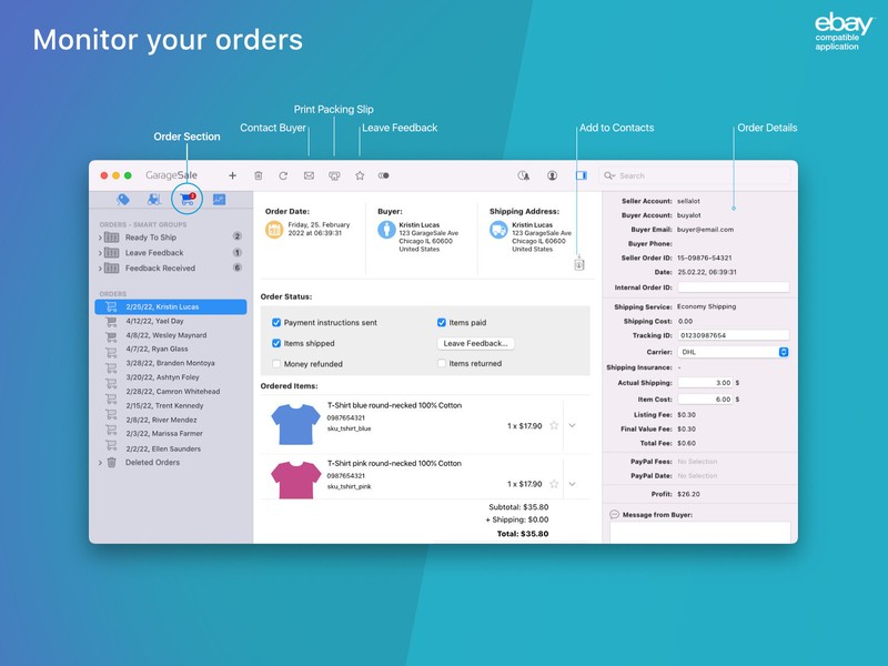 GarageSale - The most advanced eBay seller tool for Mac gallery