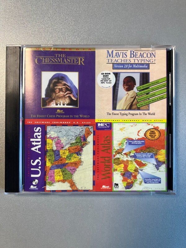 The Software Toolworks CD Deluxe Pack 4 CD-ROM (Bounded Version) Pre-Owned Great