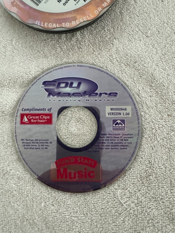 Jump Start Music Spy Masters Training Mission - 2001 Knowledge Adventure