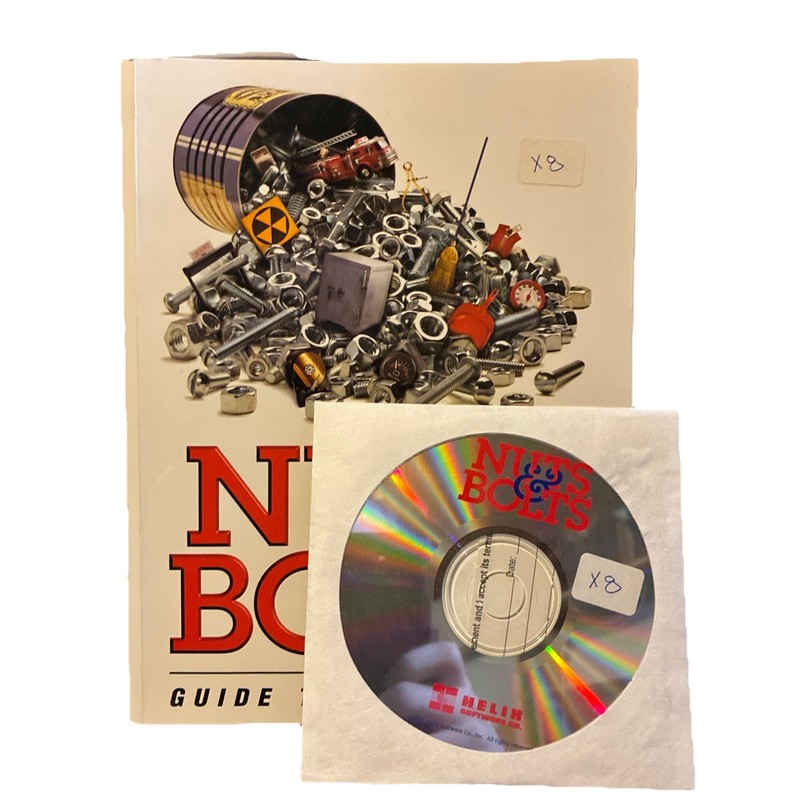 Nuts & Bolts CD-ROM COMPUTER management software WINDOWS