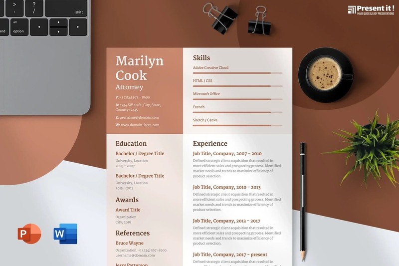 Bella Resume CV Template