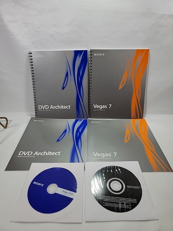 RARE Sony Vegas 7 & DVD Architect – NO LICENSE KEY