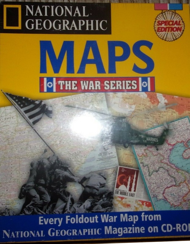 National Geographic Maps: the War Series, Windows PC CD-ROM Broderbund (1999)