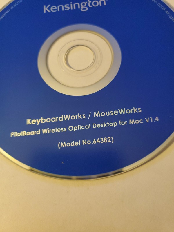 Kensington Keyboard / MouseWorks PilotBoard For Mac OS X For Windows Model 64382 gallery