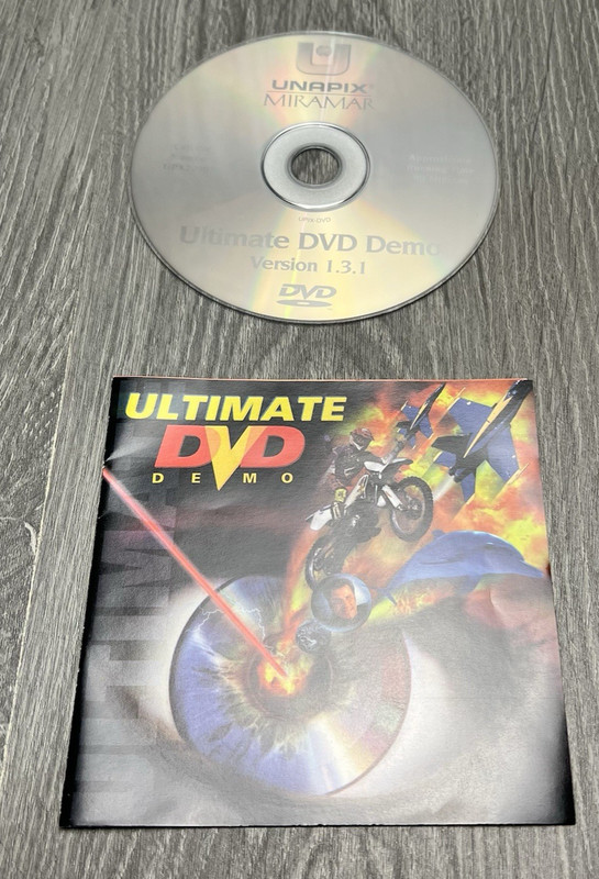 Ultimate Dvd Demo PC Cd Rom version 1.3.1 – MISSING CASE
