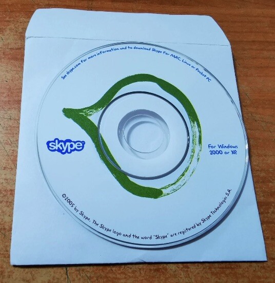 EBAY SKYPE PROMO CD 3” IN ENVELOPE 2005 VERY RARE COLLECTORS