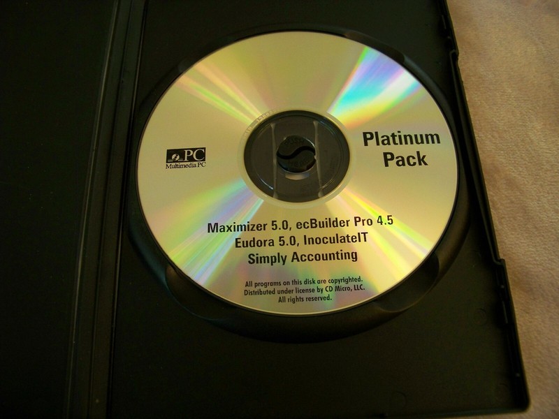 Vintage 1990s Home And Office Platinum Pack Various Software Games CD Micro gallery