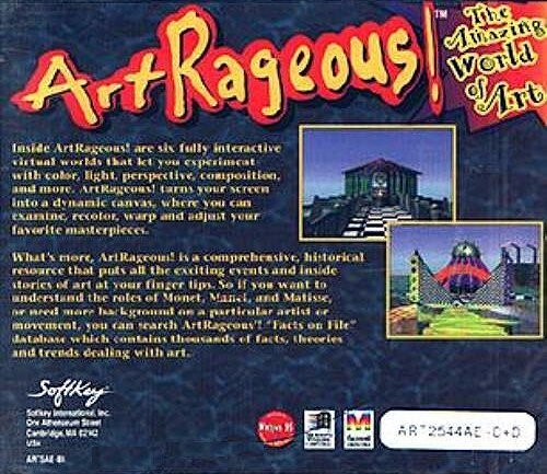 ArtRageous! The Amazing World of Art (CD, 1995) Win/Mac - NEW CD in SLEEVE gallery