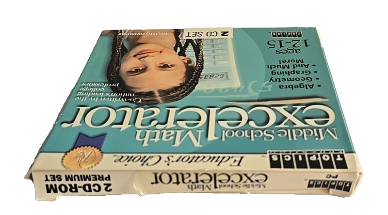 Topics Ages 12-15 Middle School Math Excelerator Algebra 2 CD-ROM Set PC New gallery