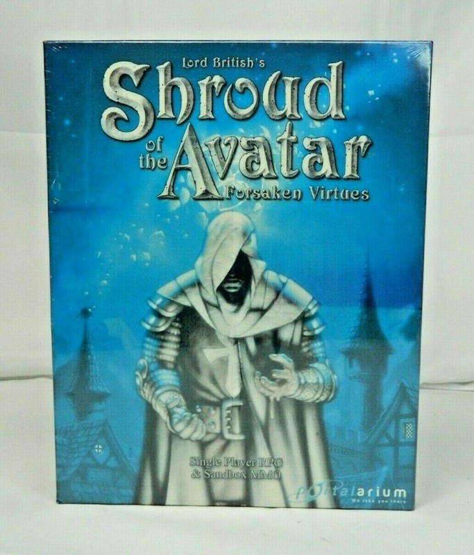 Shroud of the Avatar Forsaken Virtues Boxed RPG Sandbox MMO Lord British Game