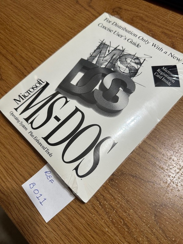 Microsoft MS-DOS Operating System SEALED NEW “Plus Enhanced Tools”