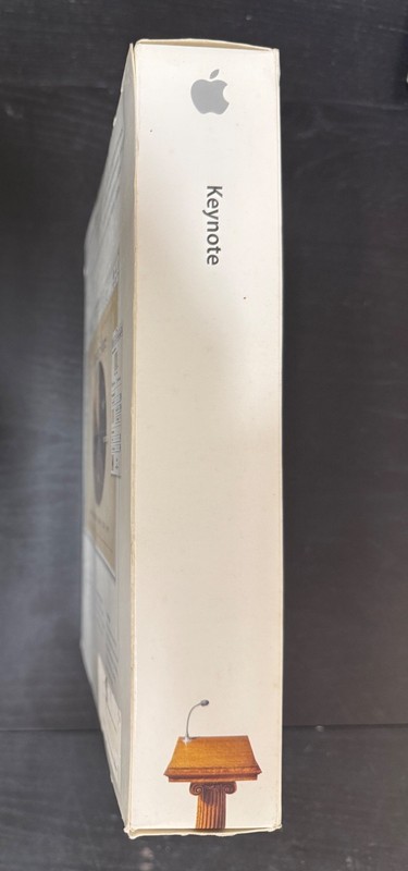 Apple Keynote V1 Retail - Big Box 2003 M8820Z/A - UNOPENED -RARE gallery