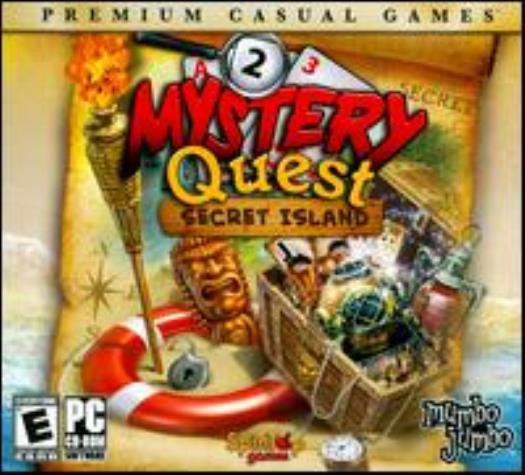Mystery Quest Secret Island PC CD match card hidden object picture puzzles game