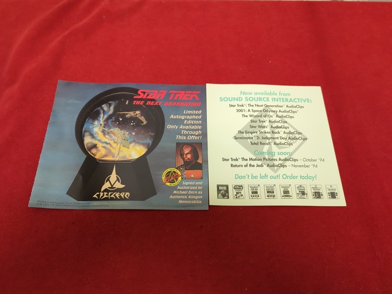 Star Trek The Next Generation 1994 Screen Saver PC/ Mac Berkely Complete 2 Disks gallery