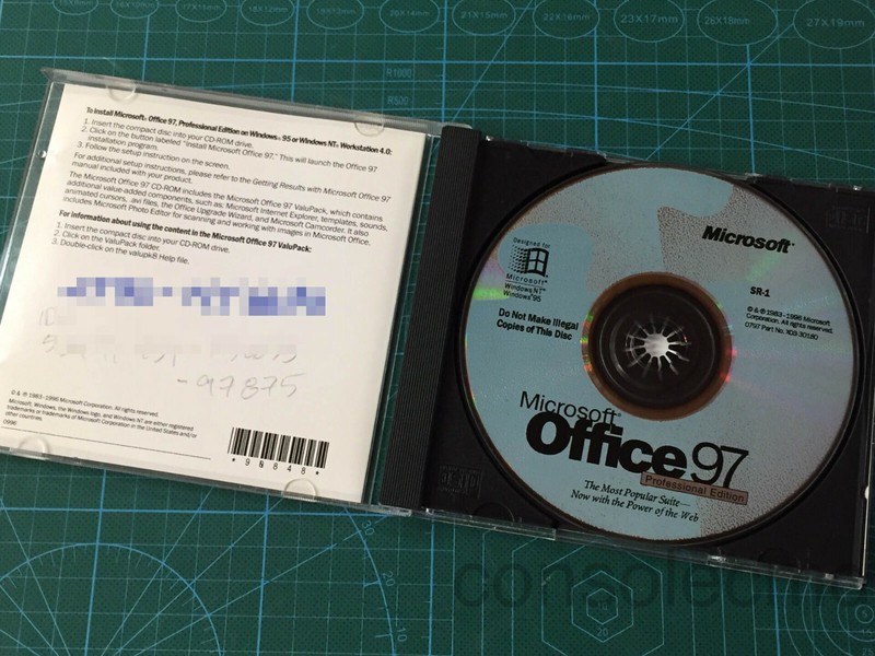 Microsoft Office 97 SR-1 Professional Edition FULL RETAIL CD-ROM & Key,X03-44544 gallery