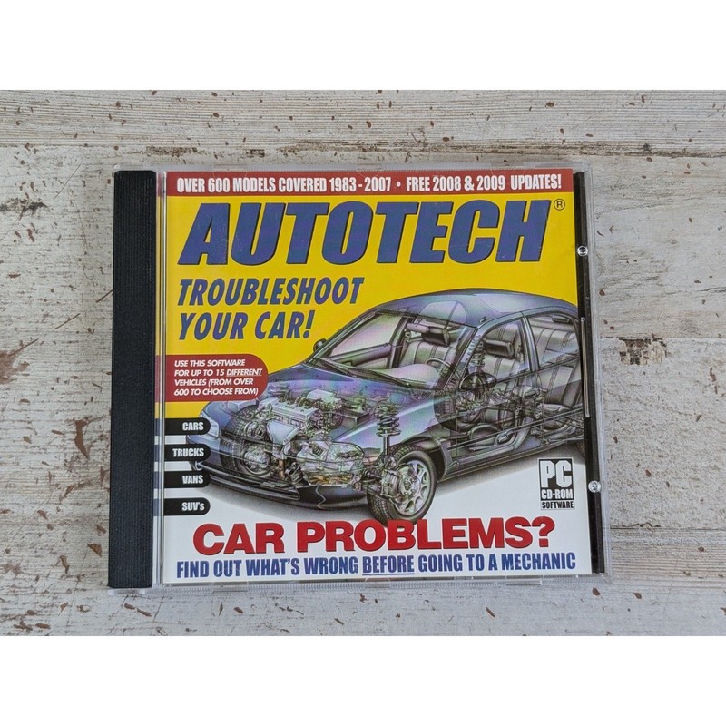 Autotech 3.0 1983-2007 Vehicle Troubleshoot Software PC Win 98 XP