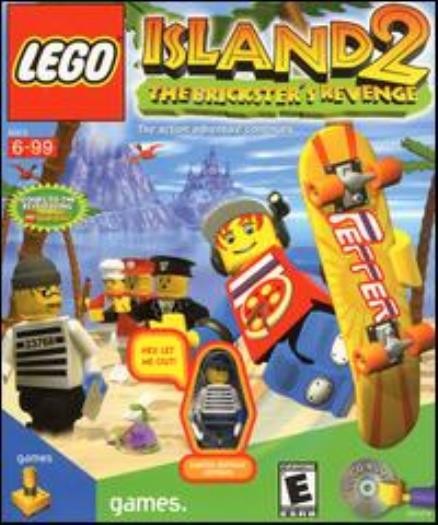 Lego Island 2: The Brickster’s Revenge PC CD build virtual blocks computer game!