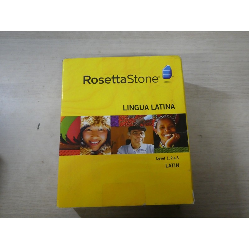 Rosetta Stone Latin Level 1 2 & 3 Lingua Latina Version 3 Software Audio CDs
