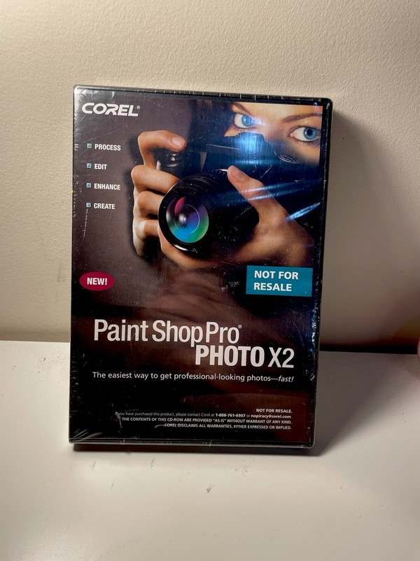 Corel Paint Shop Pro Photo X2 – Windows XP/Vista Brand New SEALED