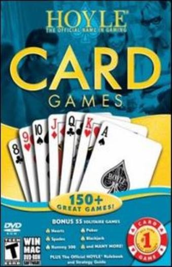 Hoyle Card Games 2008 PC MAC DVD cribbage pinochle rummy 500 crazy eights bridge