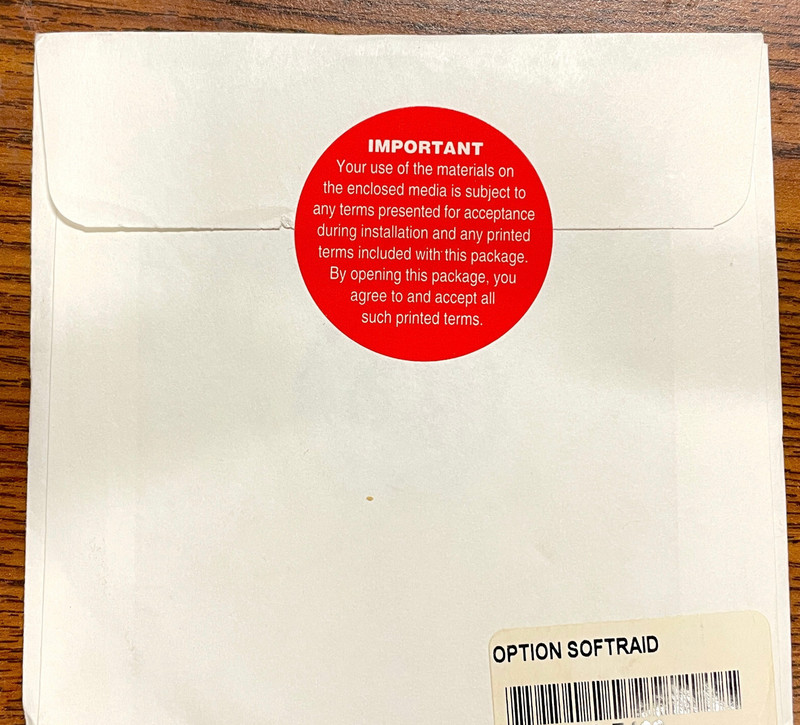 Vintage Apple Softraid for power mac G4 - Sealed gallery