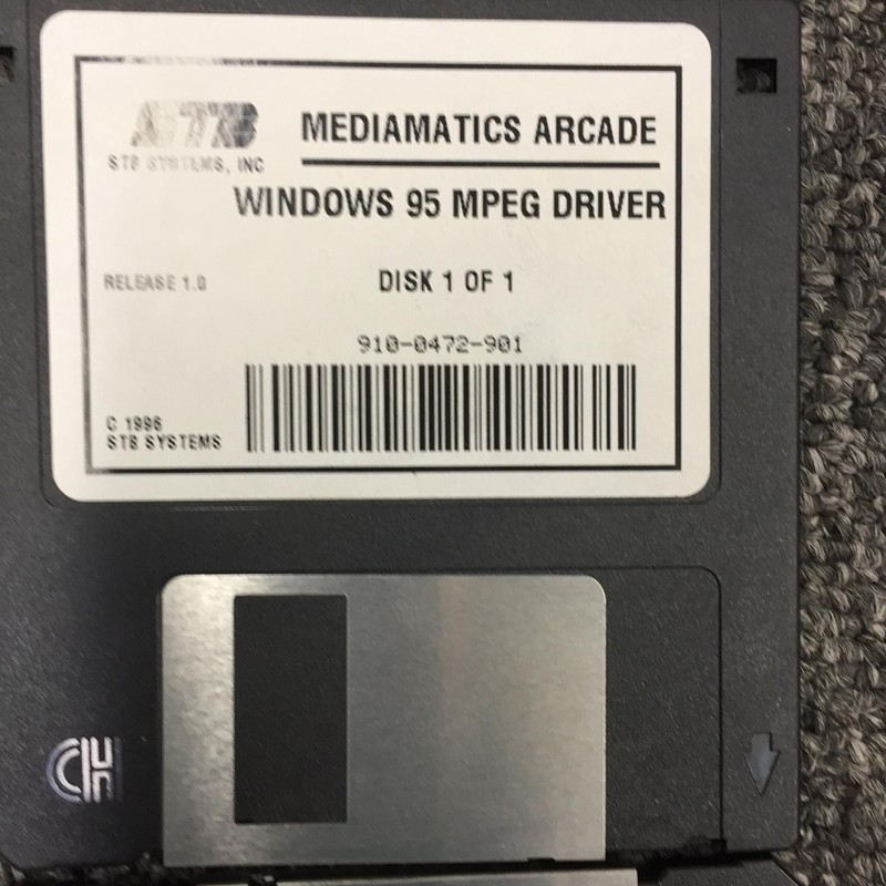 Windows NT Nitro 3D/GX Mediamatics 95 Windows 3.5 3 1/2" Winboost adapter disk gallery