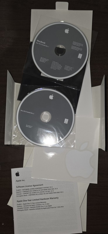 Mac Computers OS X Install Disc 1 & 2 10.5.4 2008 Model 3A152 with manuals gallery
