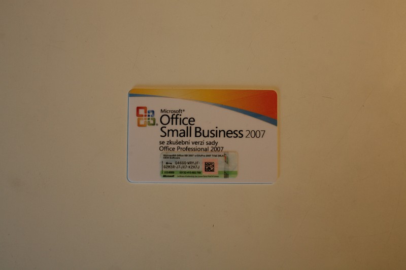 Microsoft Office Small Business 2007 (Produktschlüsselkarte)
