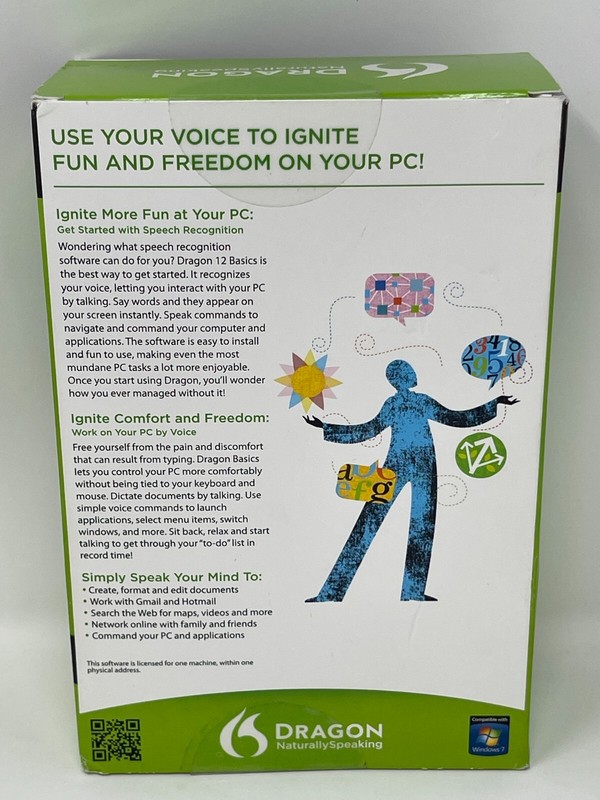 Nuance Dragon NaturallySpeaking 12 Basic Speech Recognition Software App Windows gallery