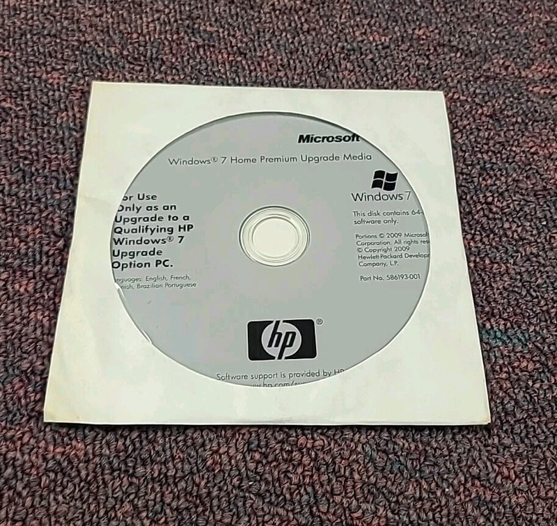 Windows 7 Home Premium Geninue License Key HP Upgrade Manager gallery