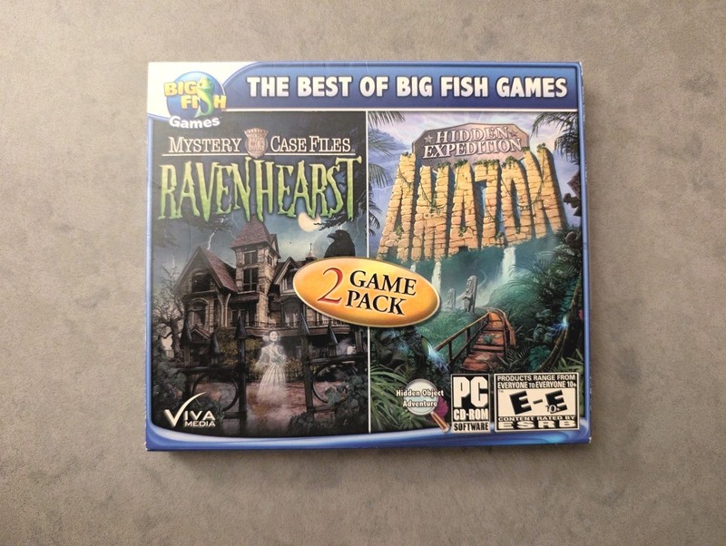 2011 Big Fish Games Mystery Case Files Ravenhearst and Hidden Expedition Amazon