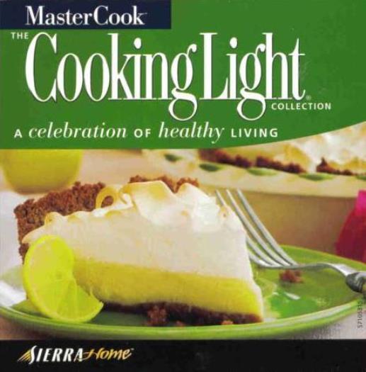 MasterCook Cooking Light Collection PC CD health food nutrition cookbook recipes