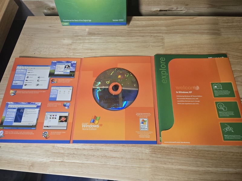 Microsoft Windows XP Home Edition 2002 Upgrade with Key Dell MS Works Bundle gallery