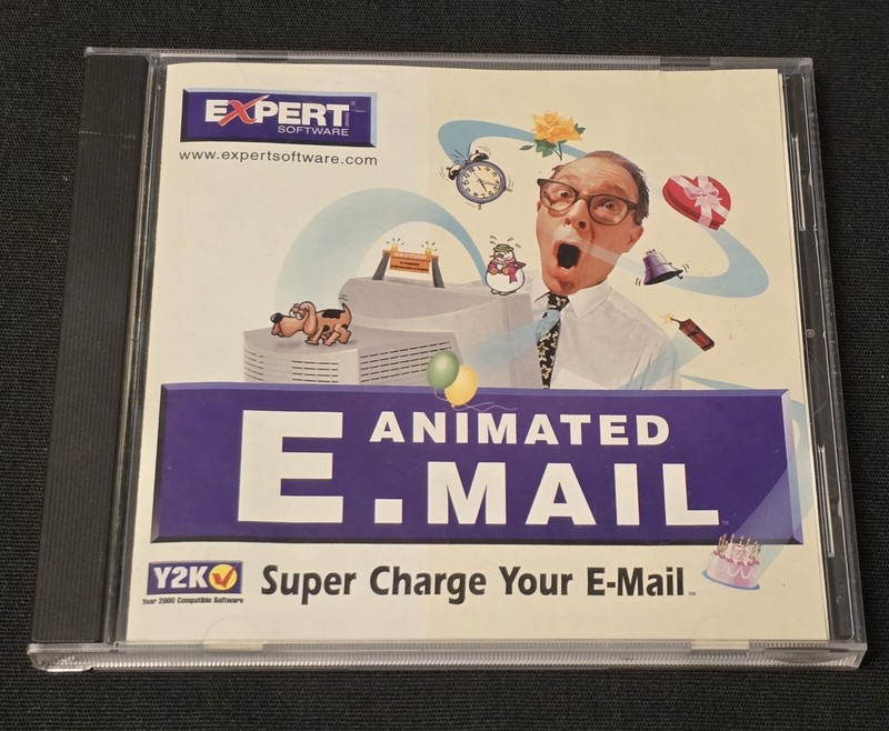Animated E-mail Vintage Expert Software 1999 CD ROM - Windows 95, 98 💿