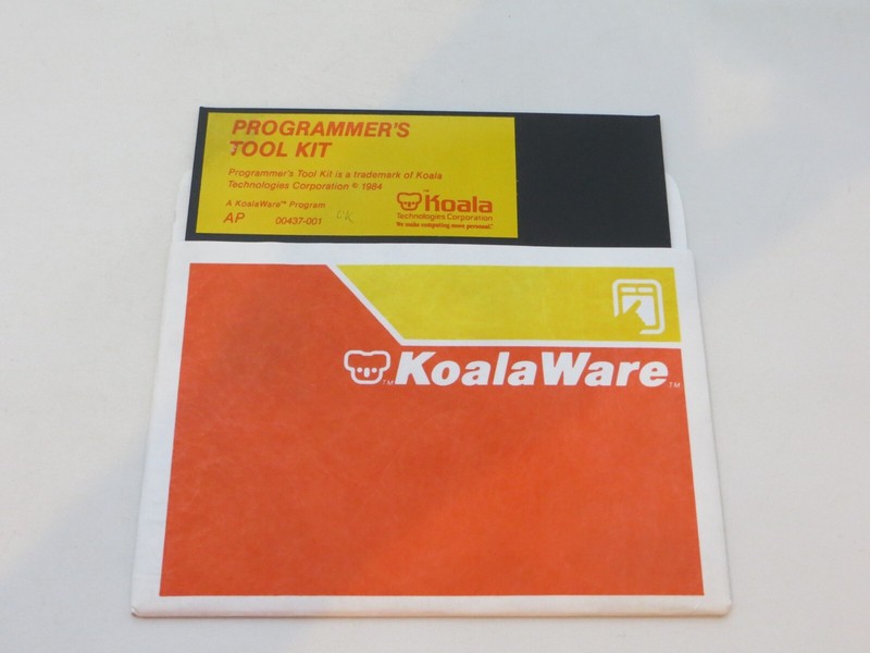 5.25″ Floppy Disk KoalaWare Programmer’s Tool Kit 1984 computer program #1951 –