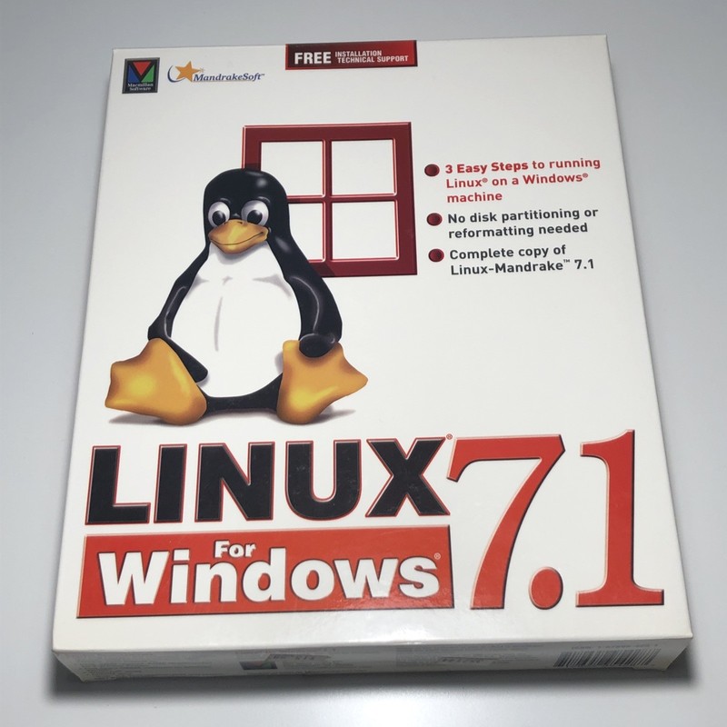 LINUX Mandrake 7.1 For Windows Installation Software sources CDs Norton 2001 AOL