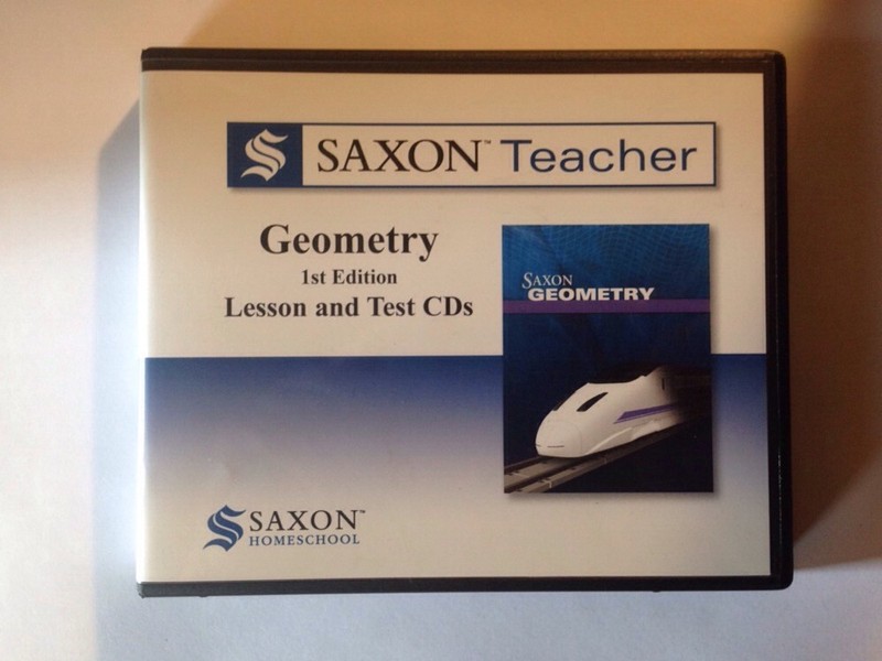 Saxon Teacher Geometry – 5 Lesson & Test CD-roms for Teachers 1st Edition NEW!!