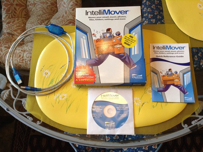 Detto INTELLIMOVER USB PC DATA TRANSFER KIT w/ Program Disk & Product Key EC gallery
