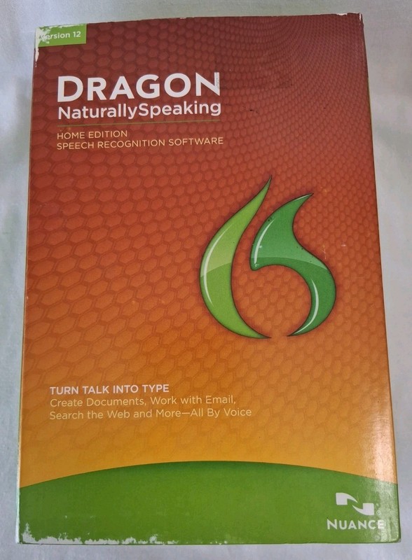 Dragon NaturallySpeaking By Nuance 12.0 Home K409A-G00-12.0