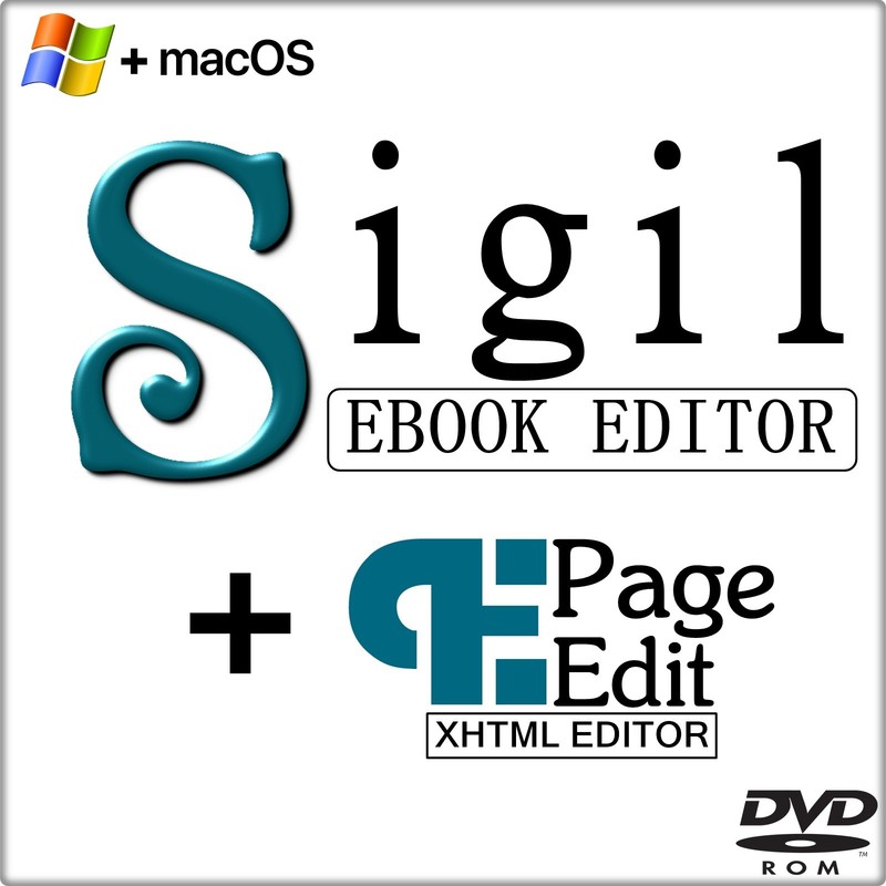 Sigil eBook Editor + PageEdit XHTML Editor | Win & Mac | DVD | Free Shipping