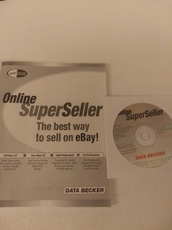 Data Becker Online Superseller Listing Utility on CD-ROM for Windows 98 to XP gallery