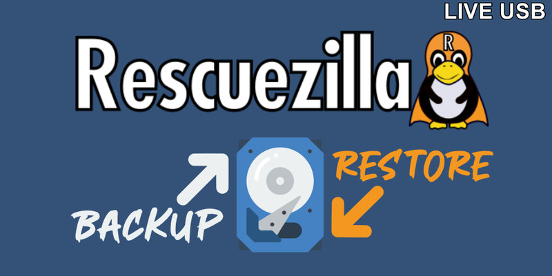 Rescuezilla Bootable LIVE USB – Disk Imaging – Backup/Restore – NEW – USB