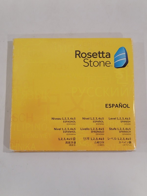 Rosetta Stone Spanish Disc Set Language Discs 1-5 – Application Disc Missing