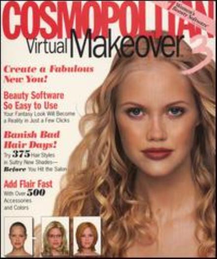 Cosmopolitan Virtual Makeover 3 PC CD girls beauty styles cosmetic hairstyle etc